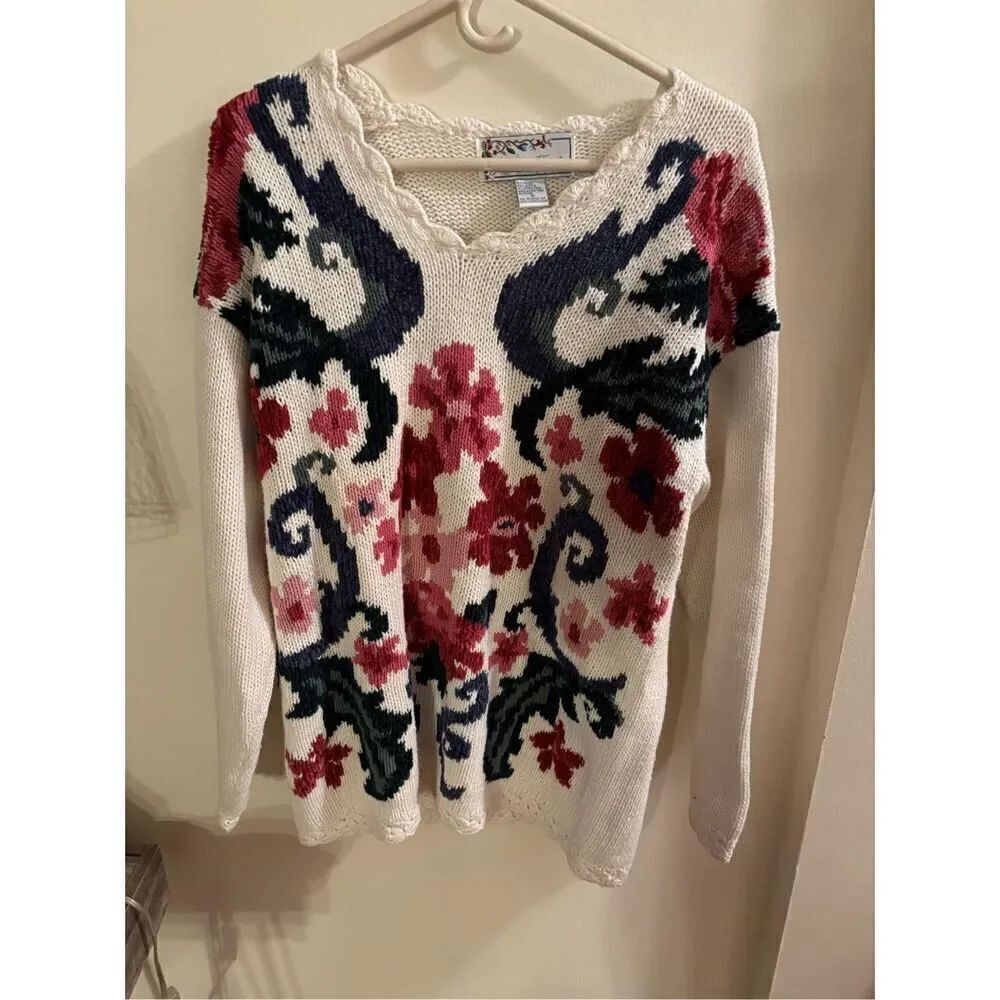 Vintage Golden Touch V-Neck Sweater